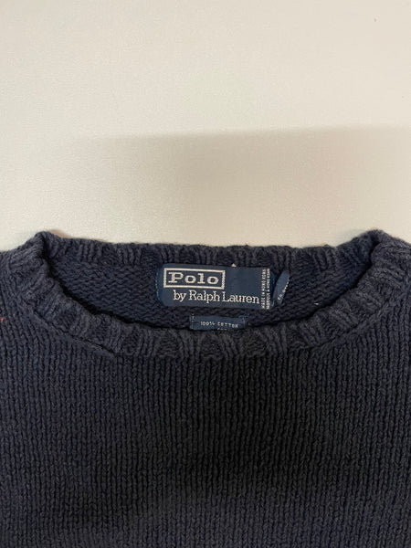 Ralph Lauren Vintage Pullover Navy #9062 Gr L