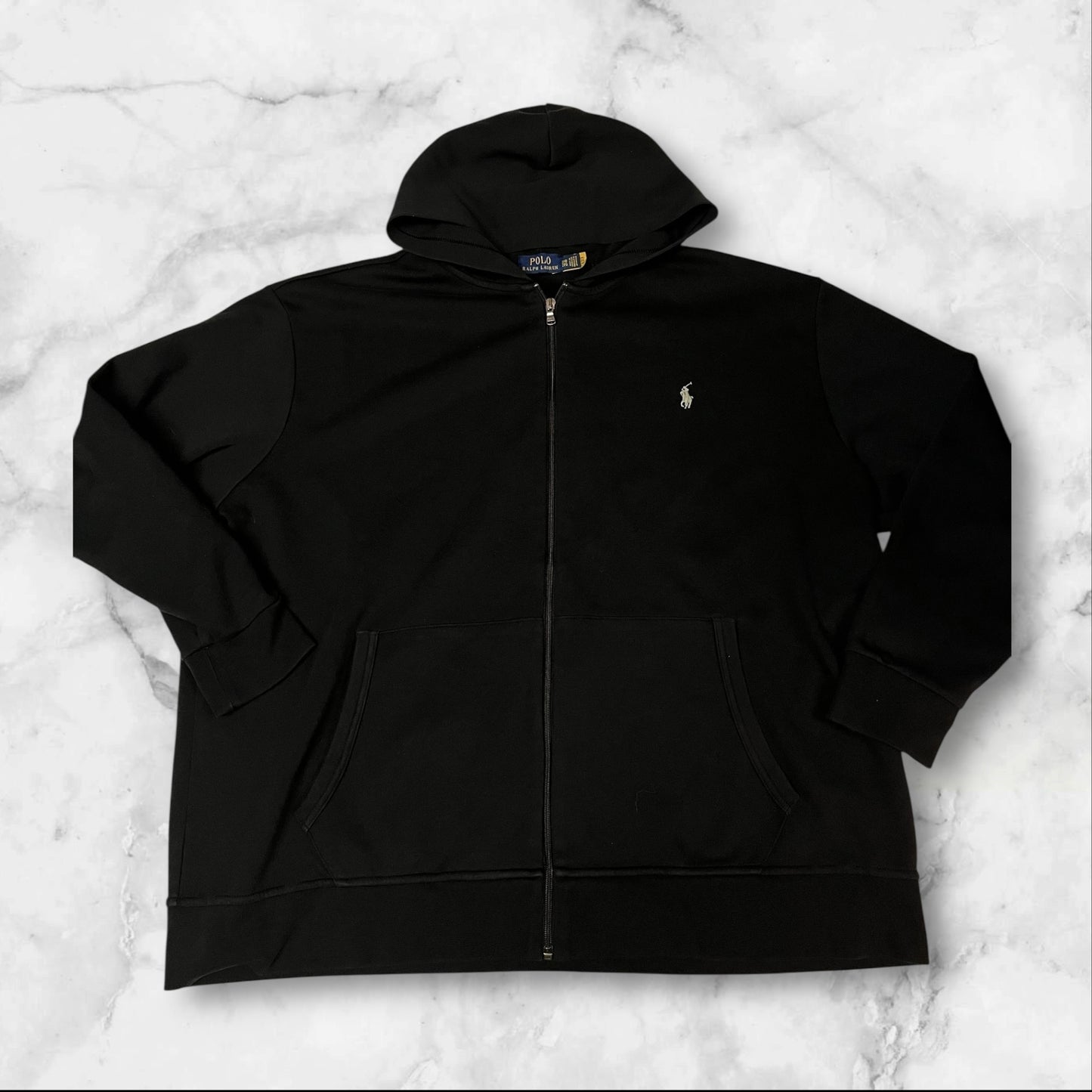 Polo Ralph Lauren Vintage Sweatjacke schwarz 2Xl #4124