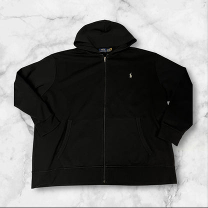 Polo Ralph Lauren Vintage Sweatjacke schwarz 2Xl #4124