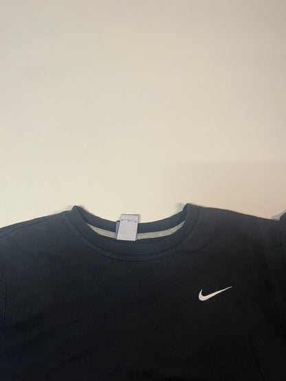 Vintage Nike Sweatshirt XL fit M schwarz bestickt 5731