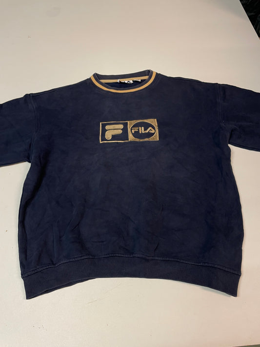 Fila Vintage Sweatshirt Gestickt M 5893
