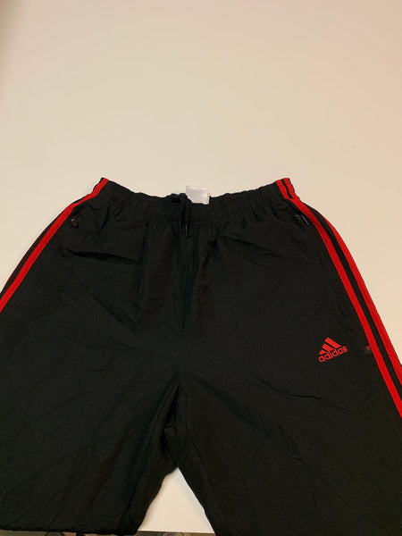 Adidas baggy trackpants nylon stoff aus Regenjacke GrM #8641