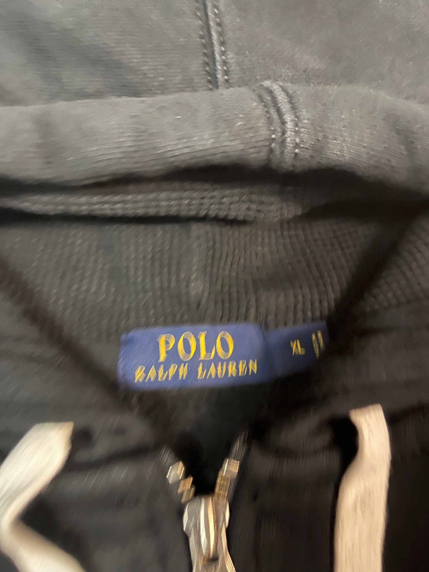Polo Ralph Lauren Vintage Zipper schwarz Xl 4243