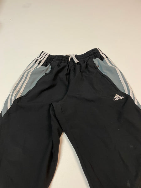 Adidas Vintage Trackpants Baggy Nylon Stoff aus Regenjacke S 9487