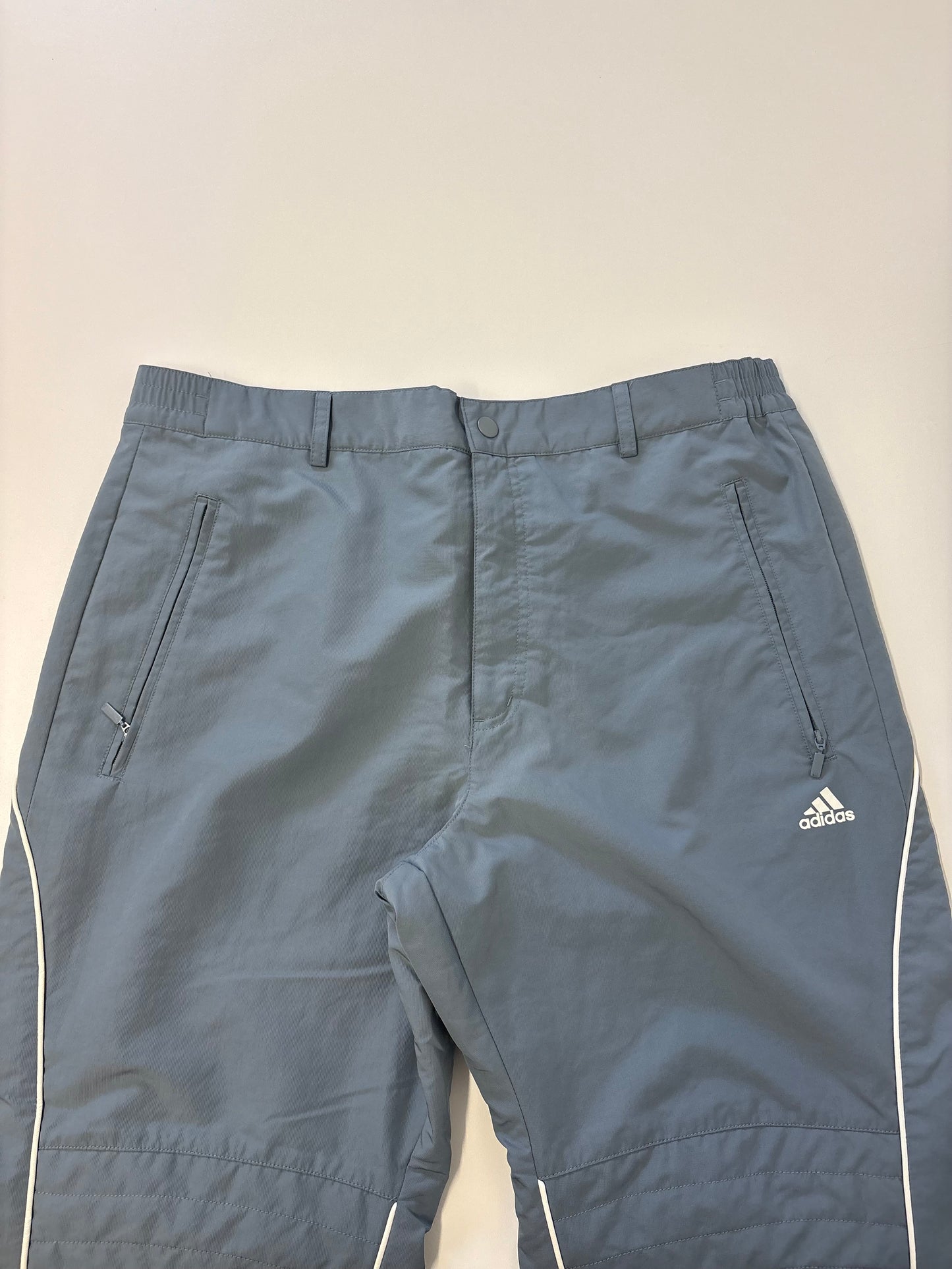 Adidas Vintage Trackpants M baggy unten umgenäht 6811