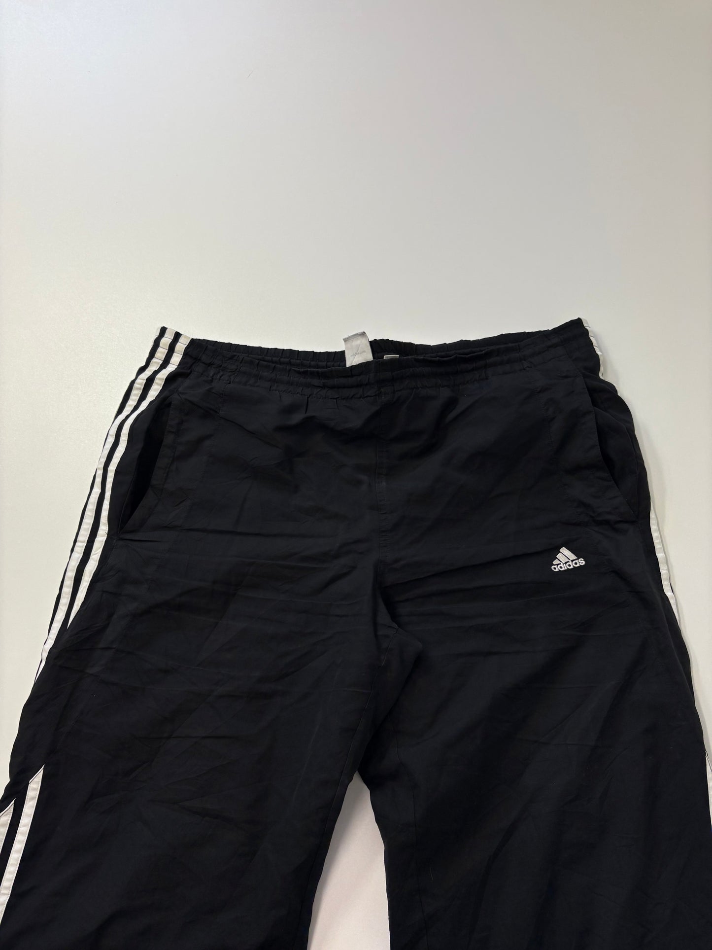 Adidas Vintage Trackpants L baggy Bund kaputt 6827