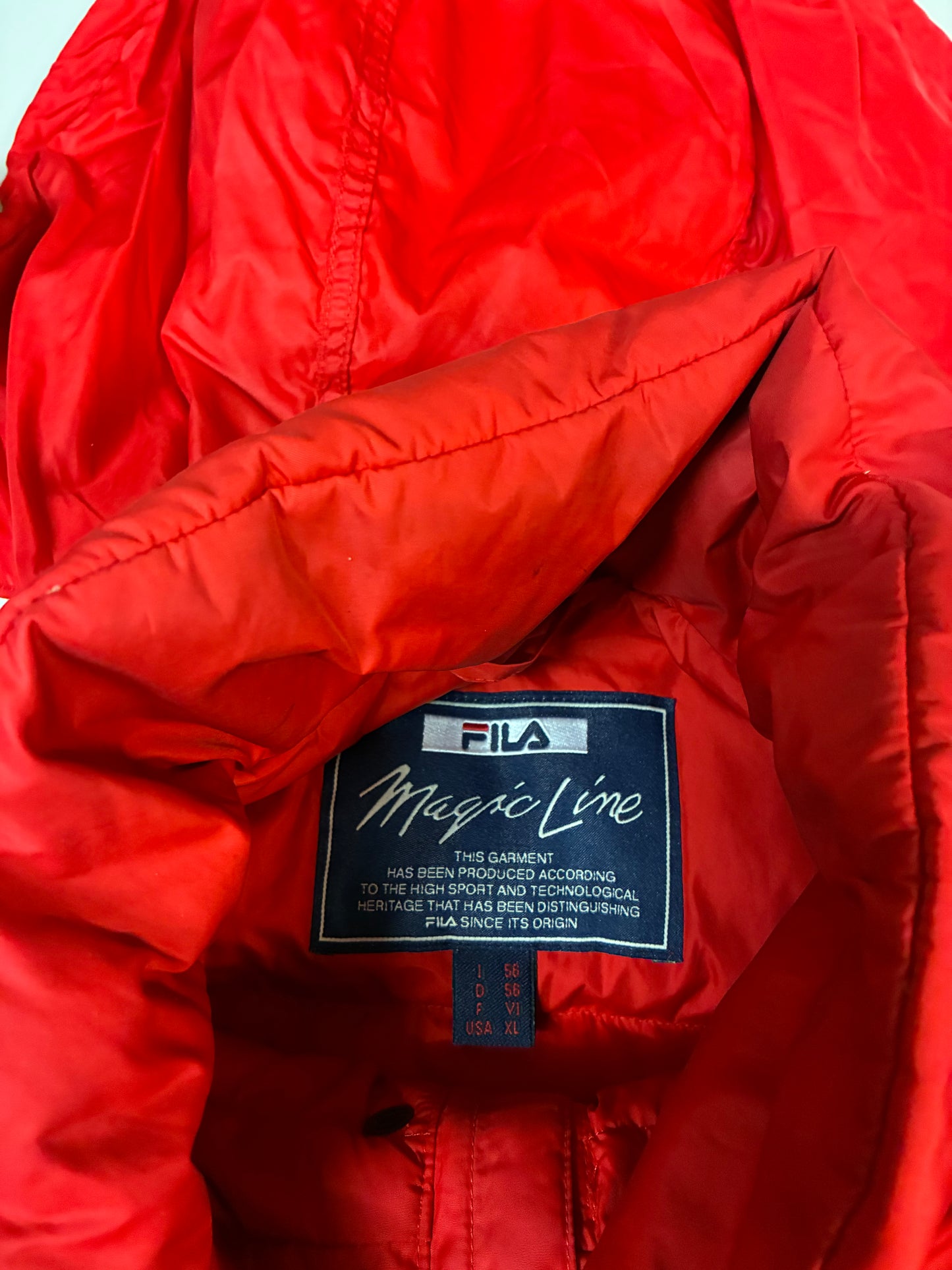 Vintage Fila Winterjacke Ärmel abnehmbar XL fit XXL 6321