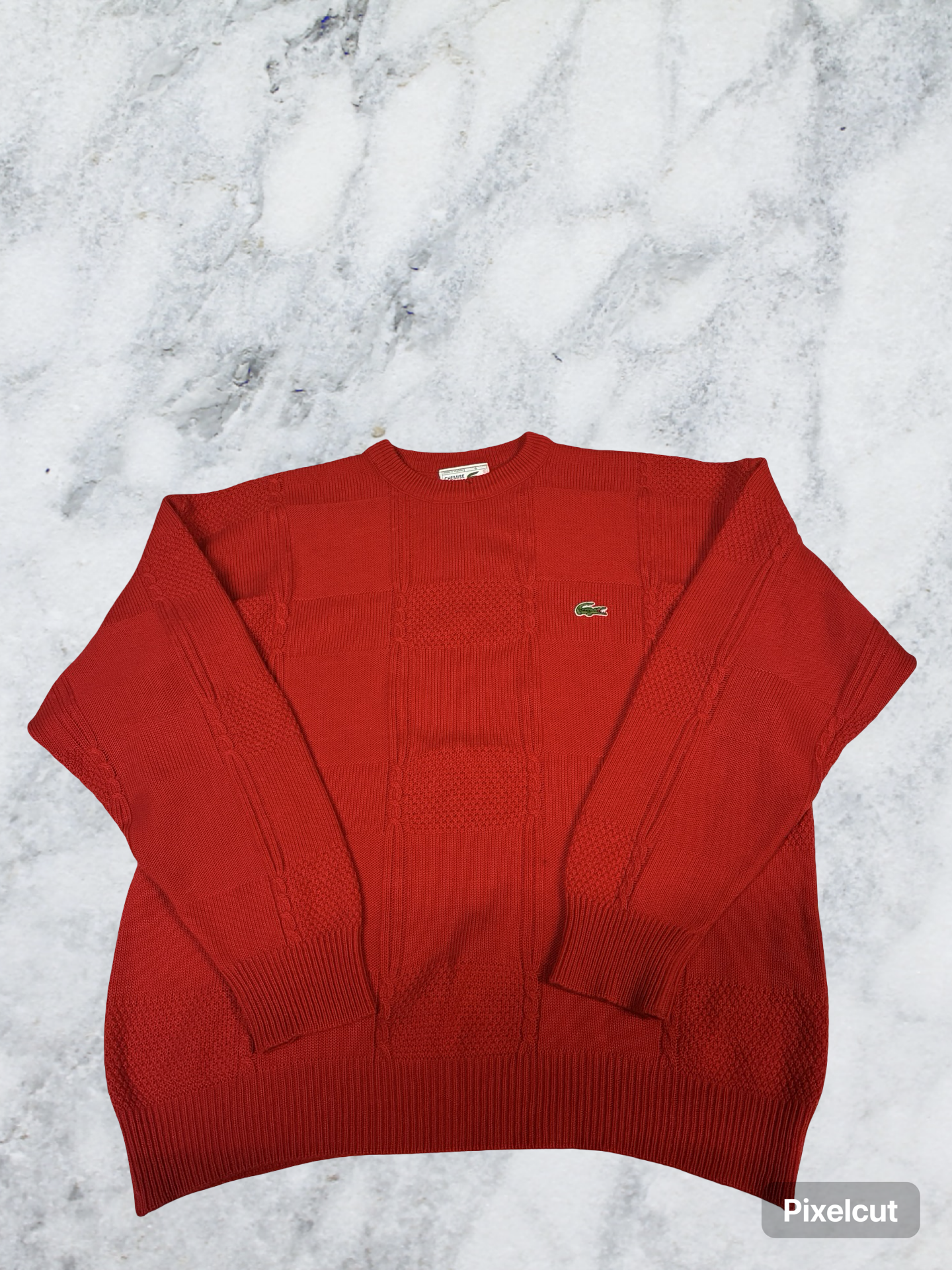 Vintage Lacoste Woll Pullover M 6456