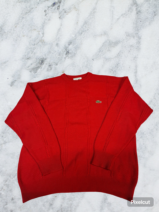 Vintage Lacoste Woll Pullover M 6456