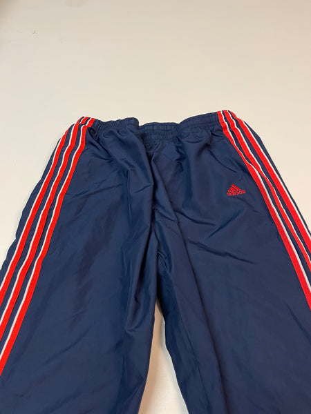 Adidas Vintage Trackpants Baggy Nylon Stoff aus Regenjacke M 9511