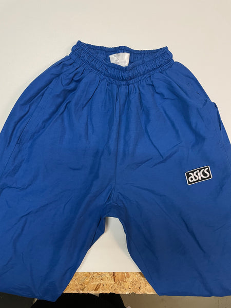 Asics Vintage Trackpants Baggy Nylon Stoff mit Regenjacke #8795 Gr L