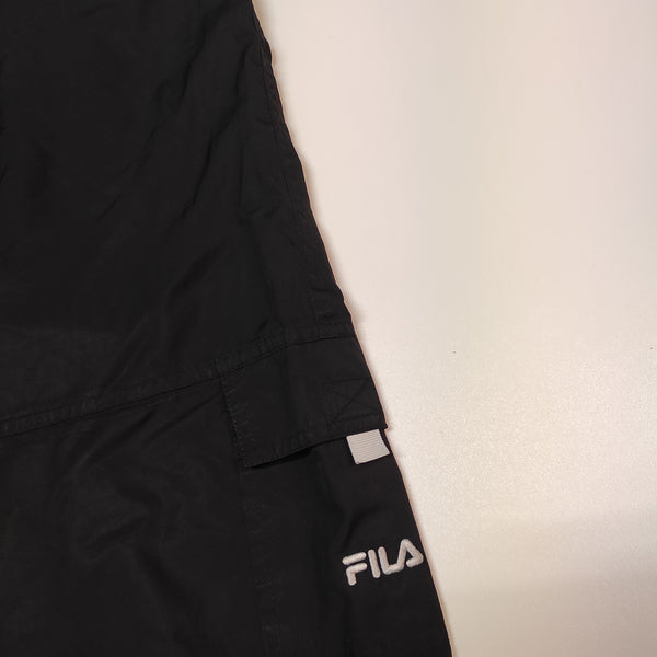 Fila Trackpants Vintage Baggy L Nylon Stoff aus Regenjacke #8092