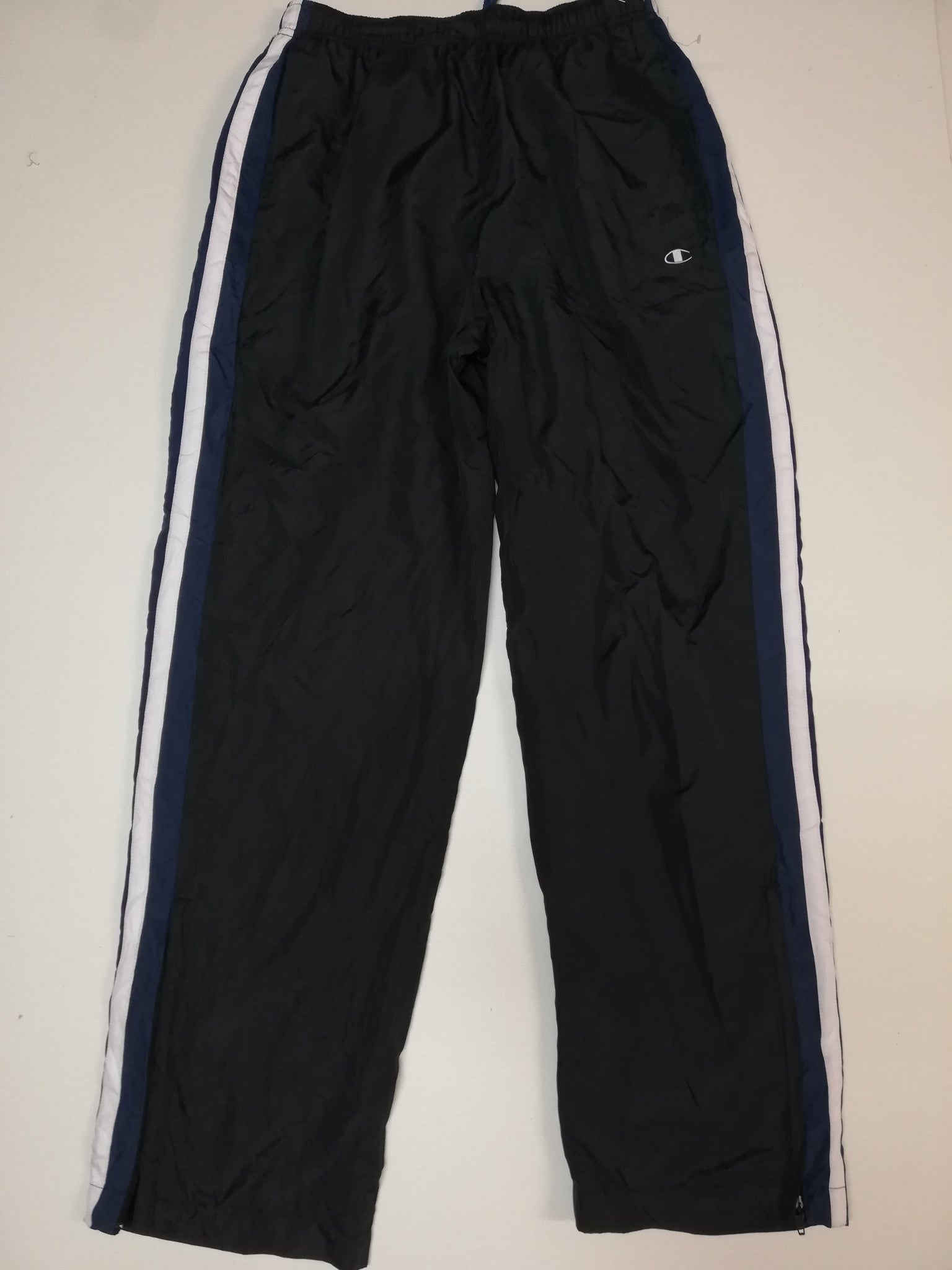 Champion Vintage Trackpants M - L Baggy Nylon Stoff aus regenjacke #6596