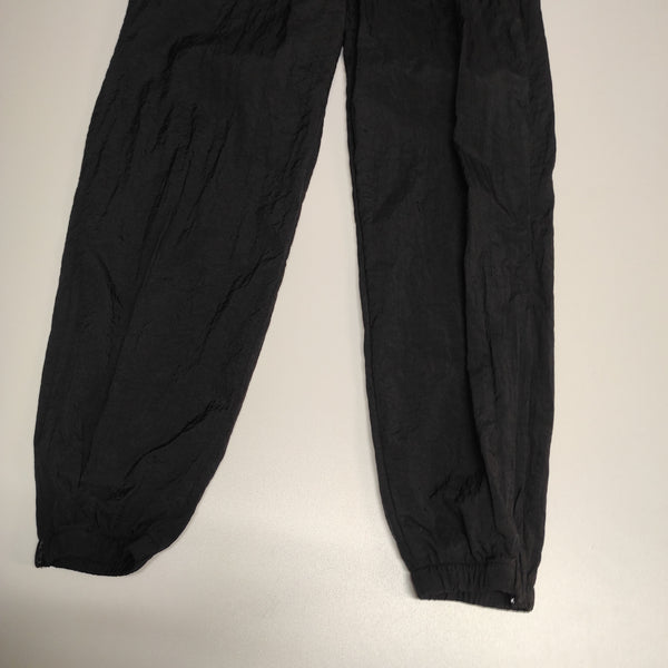 Nike Trackpants full black Vintage Baggy L Nylon Stoff aus Regenjacke #8547