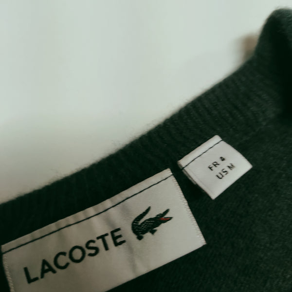 Lacoste knit wear Pullover M 100% Wolle #8334