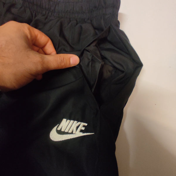 Nike Trackpants S Vintage Baggy Nylon Stoff aus Regenjacke #8778