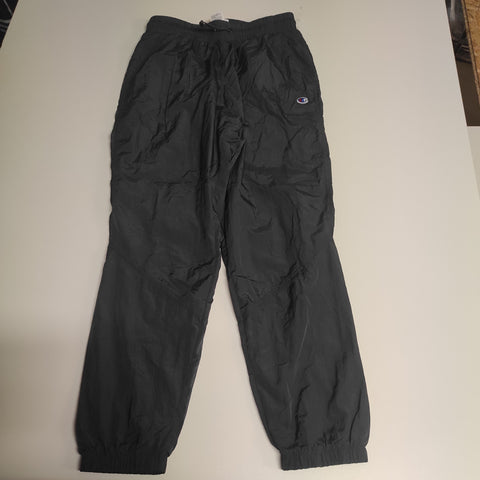 Champion Vintage Trackpants M Baggy Nylon Stoff aus Regenjacke #6919