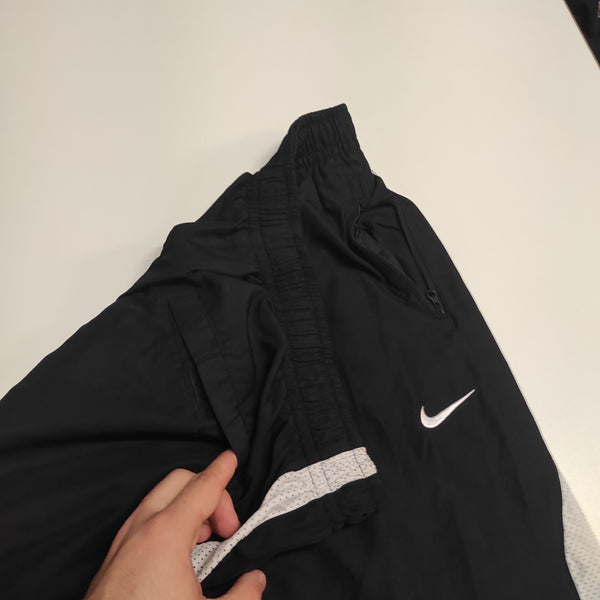 Nike Trackpants Vintage Baggy M Nylon Stoff aus Regenjacke #8497