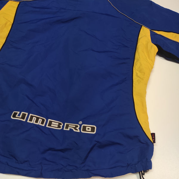 Umbro Vintage Trackjacket nylon stoff aus Regenjacke M (S fit M) #8184