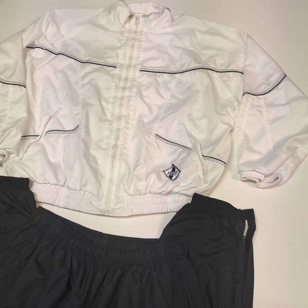 FBF Black n White Vintage Tracksuit L #8197