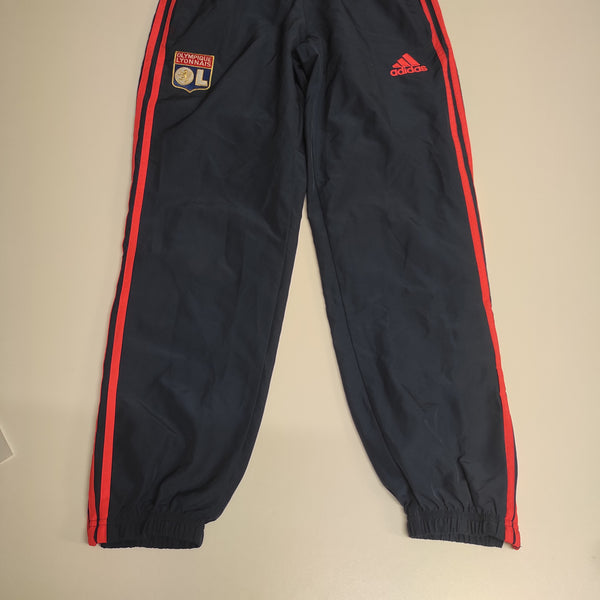 Adidas x Olympique Lyon Trackpants S Nylon Stoff aus Regenjacke #9410