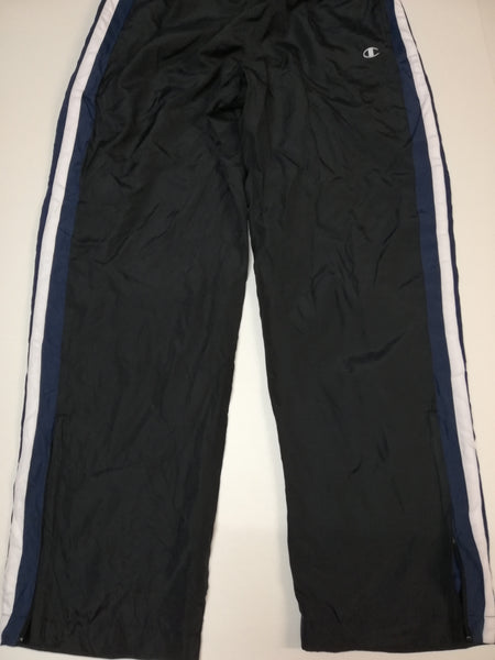 Champion Vintage Trackpants M - L Baggy Nylon Stoff aus regenjacke #6596