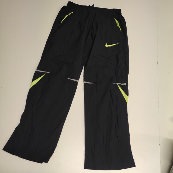 Nike Trackpants Vintage S Baggy Nylon Stoff aus Regenjacke #8519