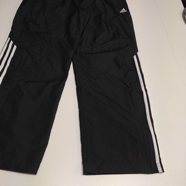 Adidas Vintage Trackpants M Baggy M #8549 Nylon Stoff aus Regenjacke