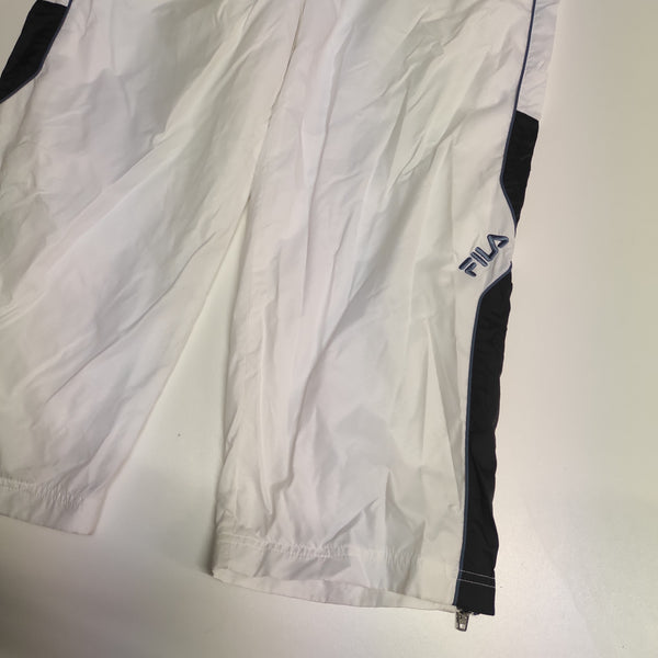 Fila Vintage Trackpants L Nylon Stoff aus Regenjacke Baggy #8510