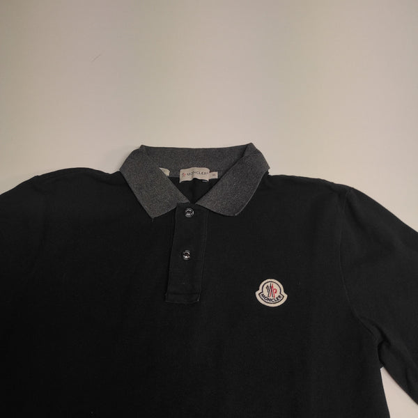 Moncler Vintage Langarn Polo Shirt S #9096