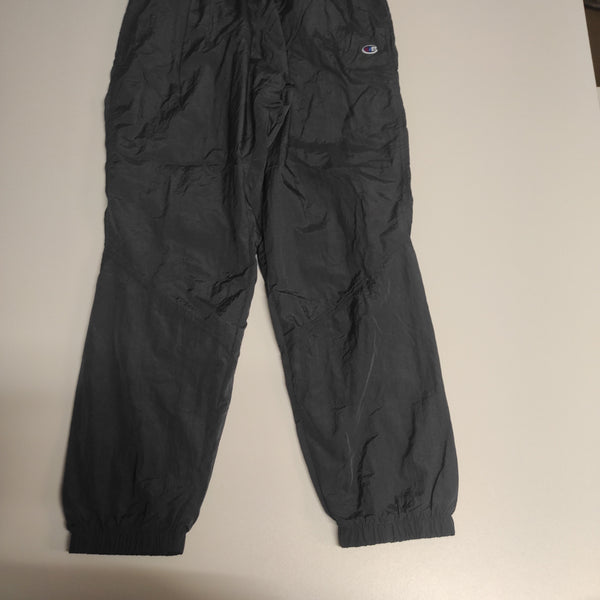 Champion Vintage Trackpants M Baggy Nylon Stoff aus Regenjacke #6919