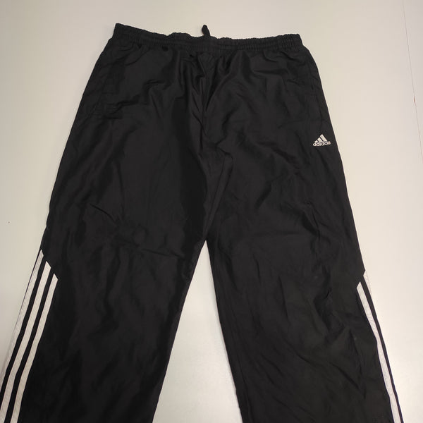 Adidas Vintage Trackpants M Baggy M #8549 Nylon Stoff aus Regenjacke