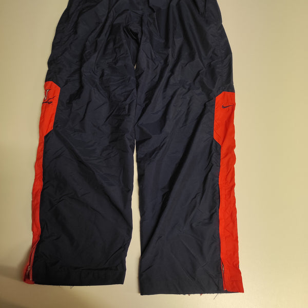 Nike Trackpants Vintage L Baggy Nylon Stoff aus Regenjacke #8584