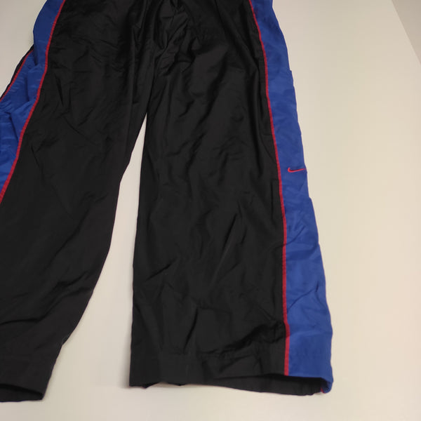 Nike Trackpants Vintage Baggy Nylon Stoff aus Regenjacke L #8698