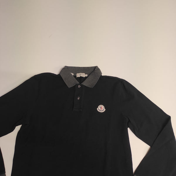 Moncler Vintage Langarn Polo Shirt S #9096