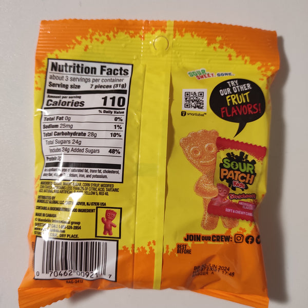 Sour Patch Kids Peach 101g