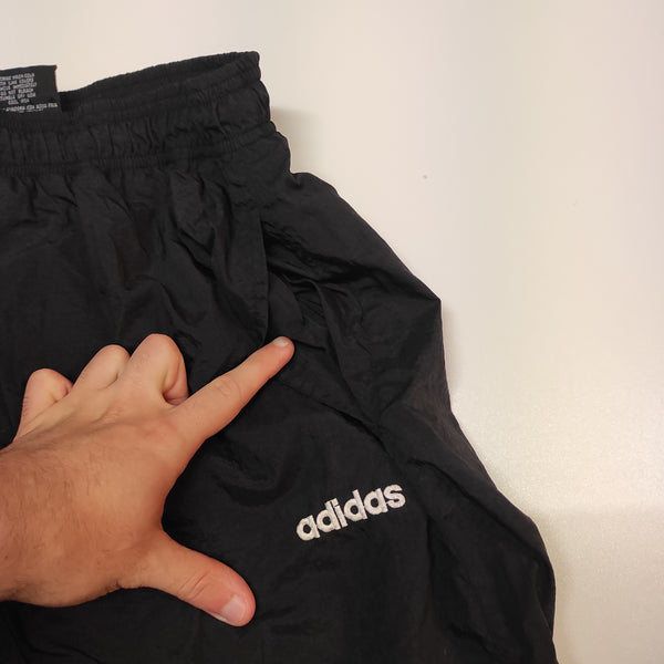 Adidas Vintage Trackpants M Stoff aus Regenjacke #8091