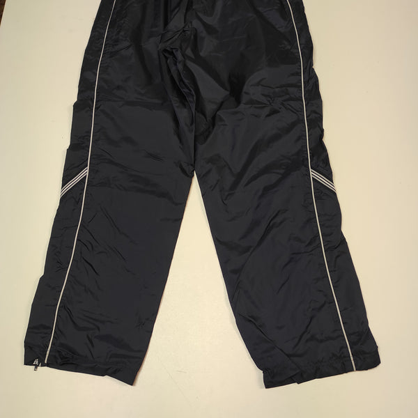 Fila Vintage Trackpants Baggy L Reflective Nylon Stoff aus Regenjacke #8655