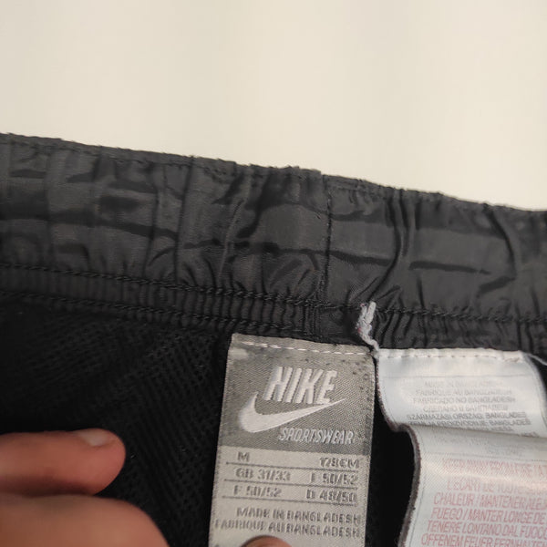 Nike Trackpants Vintage Baggy M Nylon Stoff aus Regenjacke #9110