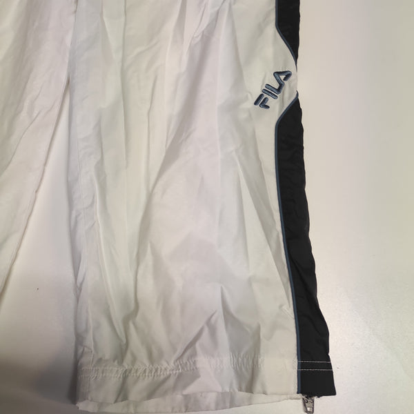 Fila Vintage Trackpants L Nylon Stoff aus Regenjacke Baggy #8510