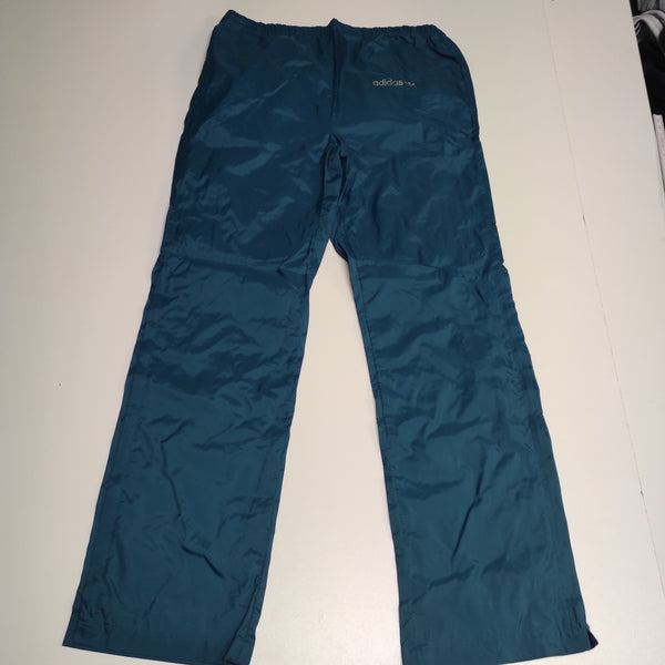 Adidas Vintage Trackpants Baggy L Nylon Stoff aus Regenjacke #8540