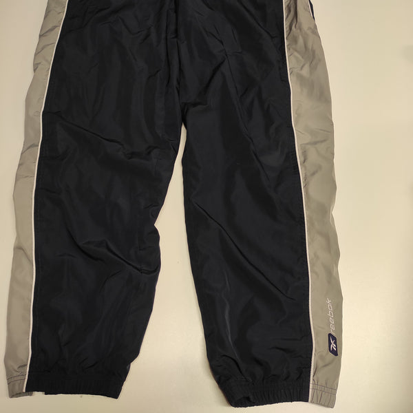 Reebok Vintage Trackpants M #8457 Baggy Nylon stoff aus Regenjacke