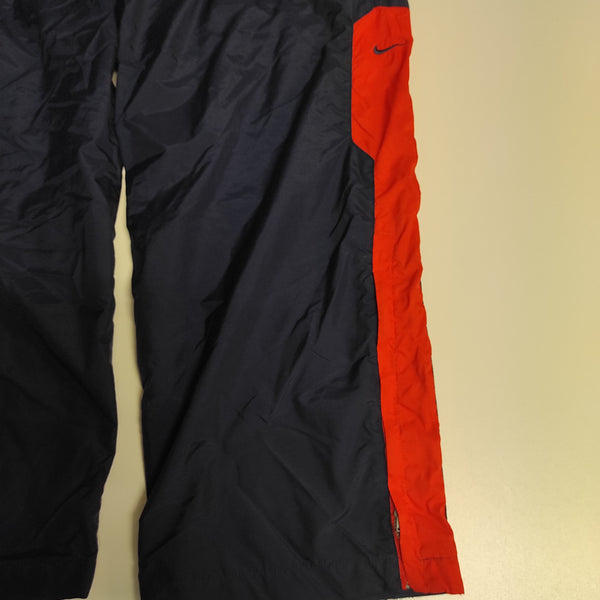 Nike Trackpants Vintage L Baggy Nylon Stoff aus Regenjacke #8584