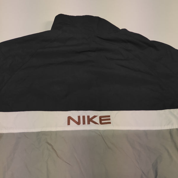 Nike Trackjacket Vintage L nylon Stoff aus Regenjacke #8183