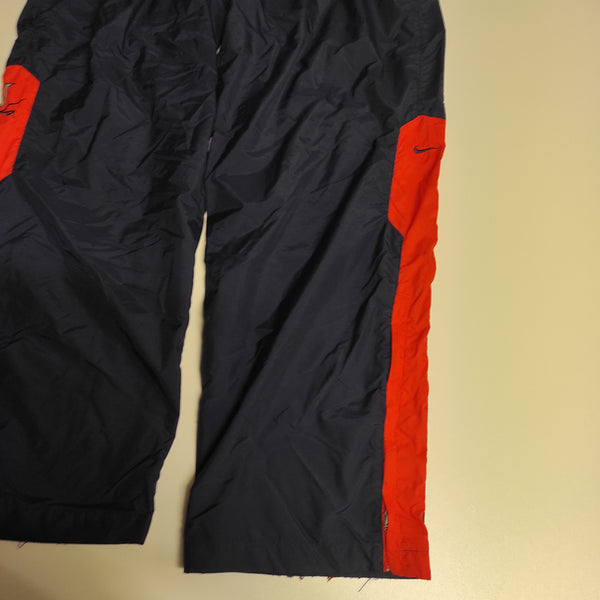 Nike Trackpants Vintage L Baggy Nylon Stoff aus Regenjacke #8584