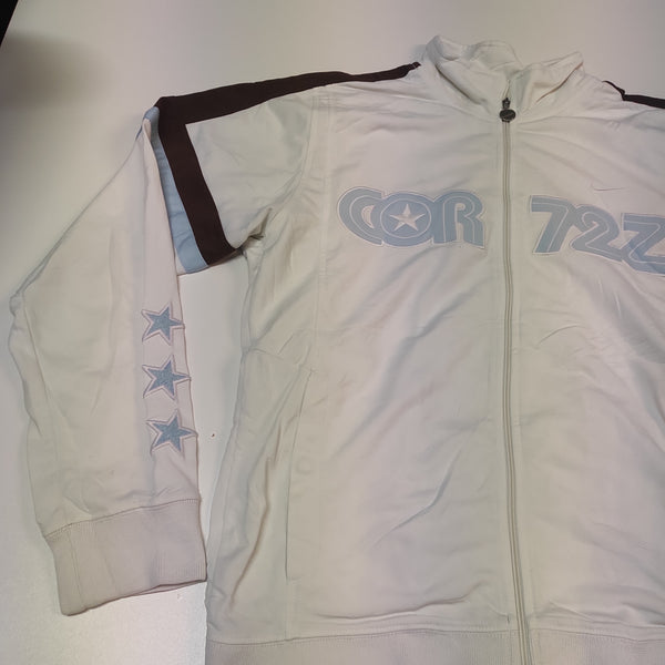 Nike Vintage White Trackjacket L #8173