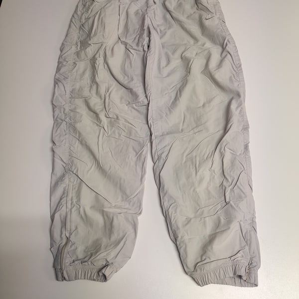 Nike Trackpants Vintage Baggy Nylon Stoff aus Regenjacke S #9266