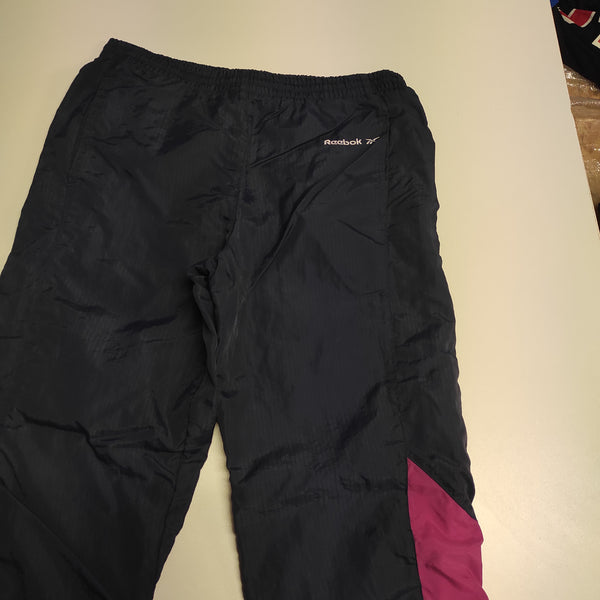 Reebok Vintage Trackpants S Nylon Stoff aus Regenjacke #8491