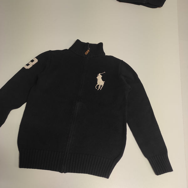 Ralph Lauren Vintage 3/4 Zip Pullover big Pony S - M