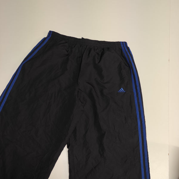 Adidas Vintage Trackpants Baggy L nYlon Stoff aus Regenjacke #8525